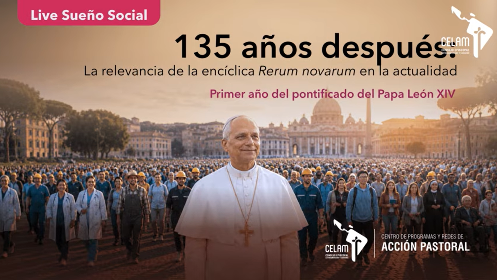 Representando a REDLAPSI expusimos en encuentro continental «Live Sueño Social» del CELAM